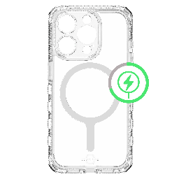 [AP5X-MGCLR-TRPR] Itskins - Supremer Clear Magsafe Case For Apple Iphone 15 Pro - Transparent