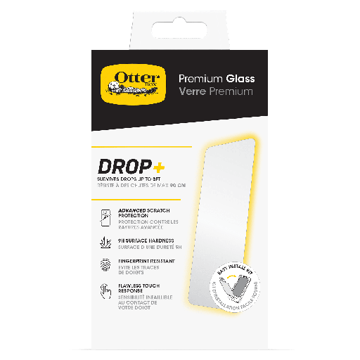 [77-93954] Otterbox - Premium Glass Screen Protector For Apple Iphone 15 Plus - Clear