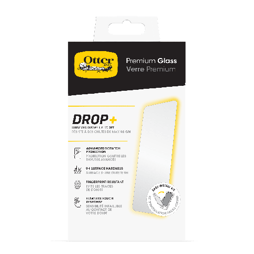 [77-93960] Otterbox - Premium Glass Antimicrobial Screen Protector For Apple Iphone 15 Pro Max - Clear