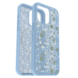 [77-93094] Otterbox - Symmetry Plus Clear Magsafe Case For Apple Iphone 15 Pro Max  - Dawn Floral