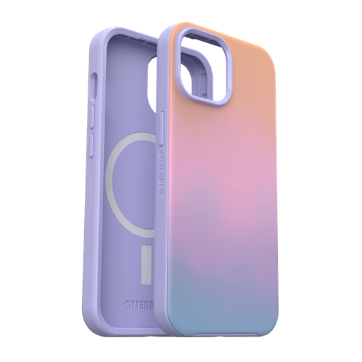 [77-93398] Otterbox - Symmetry Plus Graphics Magsafe Case For Apple Iphone 15     /    Iphone 14    /    Iphone 13   /   Iphone 16e - Soft Sunset