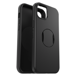 [77-93150] Otterbox - Ottergrip Symmetry Case For Apple Iphone 15 Plus   /  Iphone 14 Plus - Black