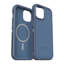 [77-93007] Otterbox - Defender Pro Xt Magsafe Case For Apple Iphone 15   /  Iphone 14  /  Iphone 13 - Baby Blue Jeans