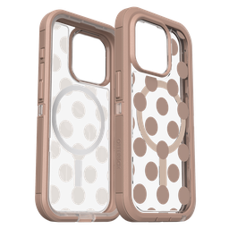 [77-93274] Otterbox - Defender Pro Xt Clear Magsafe Case For Apple Iphone 15 Pro  - Seeing Spots