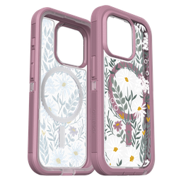 [77-93276] Otterbox - Defender Pro Xt Clear Magsafe Case For Apple Iphone 15 Pro  - Orchid Advice