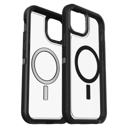 [77-93289] Otterbox - Defender Xt Clear Magsafe Case For Apple Iphone 15 Plus   /  Iphone 14 Plus - Dark Side