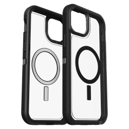 [77-93294] Otterbox - Defender Pro Xt Clear Magsafe Case For Apple Iphone 15 Plus   /  Iphone 14 Plus - Dark Side