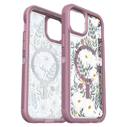 [77-93299] Otterbox - Defender Pro Xt Clear Magsafe Case For Apple Iphone 15 Plus   /  Iphone 14 Plus - Orchid Advice