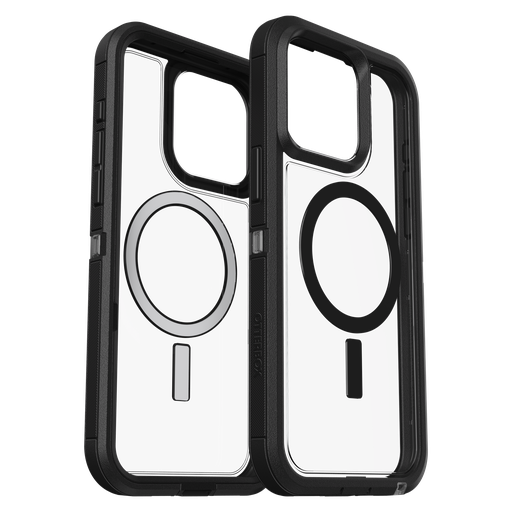 [77-93317] Otterbox - Defender Pro Xt Clear Magsafe Case For Apple Iphone 15 Pro Max  - Dark Side