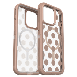 [77-93320] Otterbox - Defender Pro Xt Clear Magsafe Case For Apple Iphone 15 Pro Max  - Seeing Spots