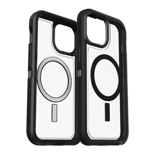 [77-93338] Otterbox - Defender Pro Xt Clear Magsafe Case For Apple Iphone 15     /    Iphone 14    /    Iphone 13   /   Iphone 16e - Dark Side
