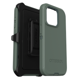 [77-92540] Otterbox - Defender Case For Apple Iphone 15 Pro  - Forest Ranger