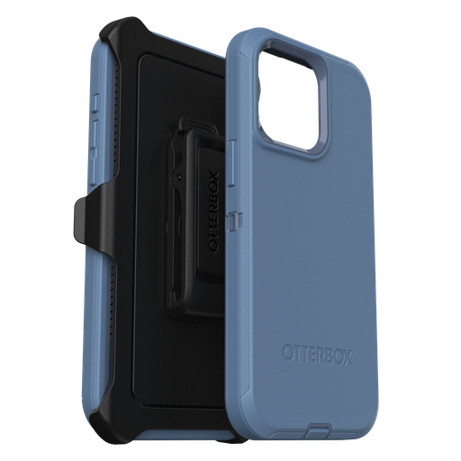 [77-92551] Otterbox - Defender Case For Apple Iphone 15 Pro Max  - Baby Blue Jeans