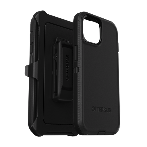[77-92554] Otterbox - Defender Case For Apple Iphone 15     /    Iphone 14    /    Iphone 13   /   Iphone 16e - Black
