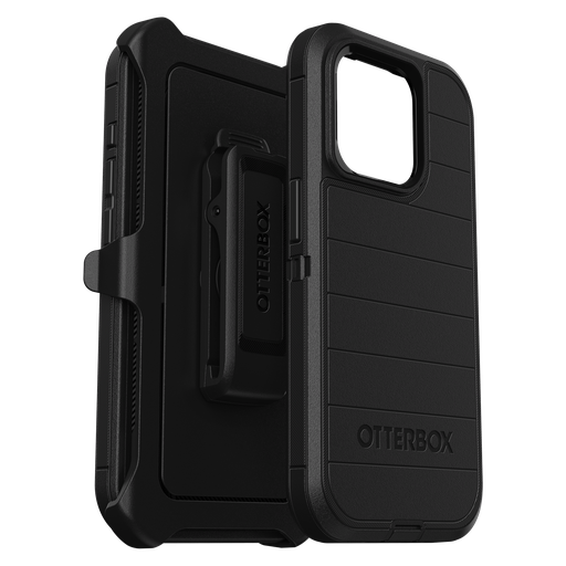 [77-92680] Otterbox - Defender Pro Case For Apple Iphone 15 Pro  - Black