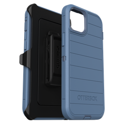 [77-92698] Otterbox - Defender Pro Case For Apple Iphone 15 Plus   /  Iphone 14 Plus - Baby Blue Jeans