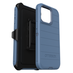 [77-92713] Otterbox - Defender Pro Case For Apple Iphone 15 Pro Max  - Baby Blue Jeans