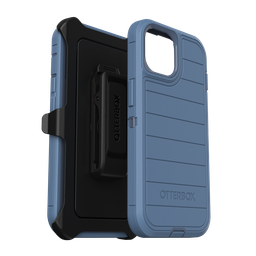 [77-92731] Otterbox - Defender Pro Case For Apple Iphone 15   /  Iphone 14  /  Iphone 13 - Baby Blue Jeans