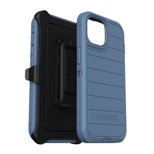 [77-92731] Otterbox - Defender Pro Case For Apple Iphone 15     /    Iphone 14    /    Iphone 13   /   Iphone 16e - Baby Blue Jeans