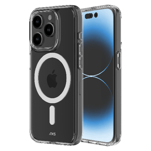 [IPCM3130] Axs - Ultra Clear Magsafe Case For Apple Iphone 15 Pro Max - Clear