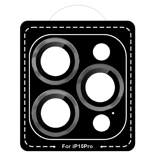 [GGACXXC208AP14A] Gadget Guard - Camera Lens Protector For Apple Iphone 15 Pro - Black