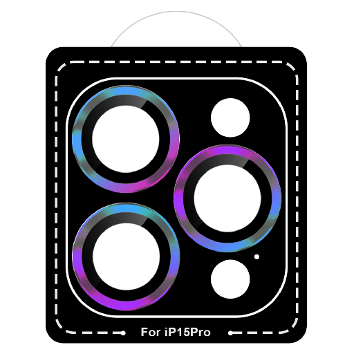 [GGACXXC208AP14C] Gadget Guard - Camera Lens Protector For Apple Iphone 15 Pro - Iridescent