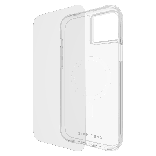 [CM051530] Case-mate - Protection Pack Tough Case And Glass Screen Protector For Apple Iphone 15 Plus - Clear