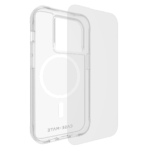 [CM051436] Case-mate - Protection Pack Tough Case And Glass Screen Protector For Apple Iphone 15 Pro - Clear