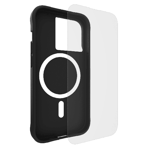 [CM051438] Case-mate - Protection Pack Tough Case And Glass Screen Protector For Apple Iphone 15 Pro - Black