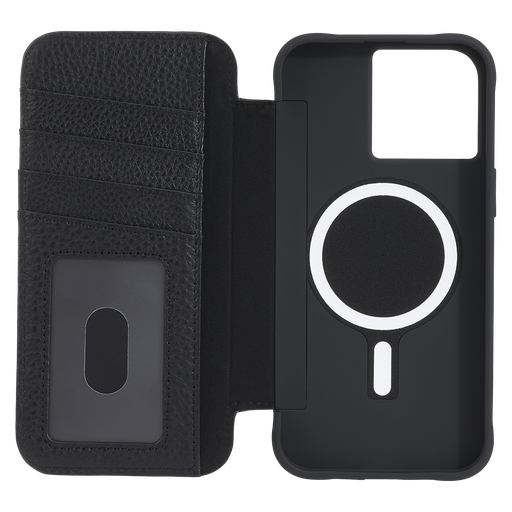 [CM051628] Case-mate - Wallet Folio Magsafe Case For Apple Iphone 15 Pro Max - Black