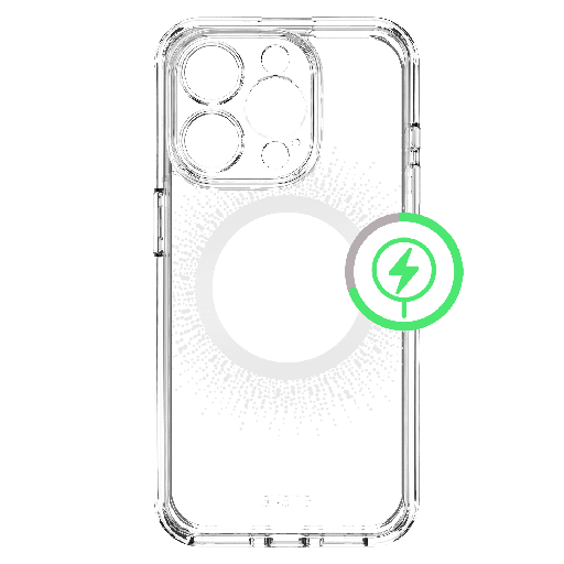 [AP5X-AVMAU-SLVR] Avana - Aura Magsafe Case For Apple Iphone 15 Pro - Chrome