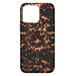 [KS052620] Kate Spade - New York Protective Hardshell Magsafe Case For Apple Iphone 15 Pro Max - Transparent Tortoise