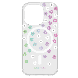 [KS052502] Kate Spade - New York Protective Hardshell Magsafe Case For Apple Iphone 15 Pro - Scattered Flowers