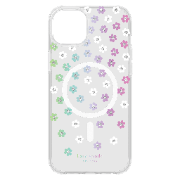[KS052568] Kate Spade - New York Protective Hardshell Magsafe Case For Apple Iphone 15 Plus - Scattered Flowers
