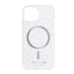 [KS052454] Kate Spade - New York Chunky Glitter Protective Hardshell Magsafe Case For Apple Iphone 15  /  Iphone 14  /  Iphone 13 - Chunky Glitter Iridescent