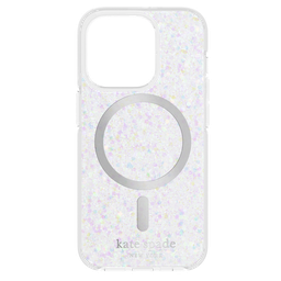 [KS052520] Kate Spade - New York Chunky Glitter Protective Hardshell Magsafe Case For Apple Iphone 15 Pro - Chunky Glitter Iridescent