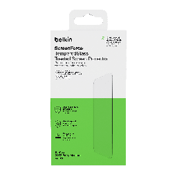 [OVA135ZZ] Belkin - Glass Screen Protector With Ez Tray For Apple Iphone 15 - Clear