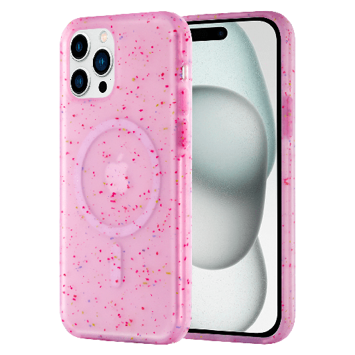 [AA-IPH15PROMAX-MAG-JELLY-PURP] Ampd - Jelly Confetti Soft Shell Magsafe Case For Apple Iphone 15 Pro Max - Purple