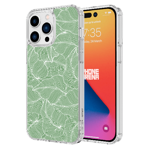 [AA-IPH15PROMAX-MAGPRINT-PALM] Ampd - Tpu  /  Acrylic Hd Print Magsafe Case For Apple Iphone 15 Pro Max - Palm