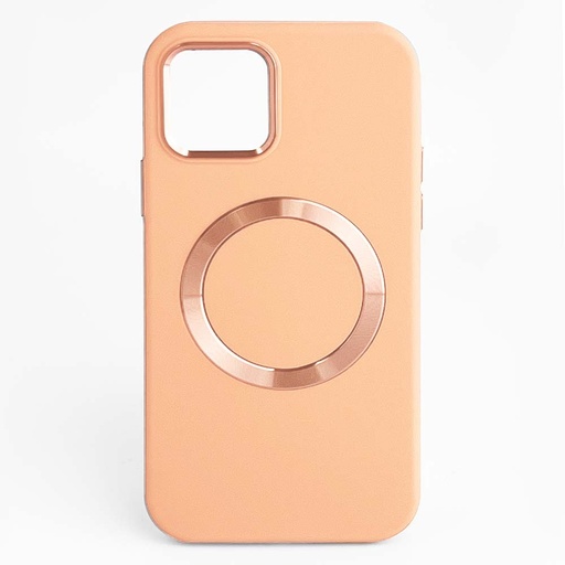 [CS-I15P-SMS-RO] Silicon Magsafe Case for iPhone 15 Pro - Rose