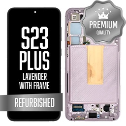 [LCD-S23P-WF-LV] OLED Assembly for Samsung Galaxy S23 Plus With Frame - Lavender (Refurbished) (US Version)