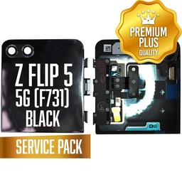[LCD-ZFL5-OU-SP-BK] OLED Assembly (Outer) for Samsung Galaxy Z Flip 5 5G (F731) 2023 - Black (Service Pack)