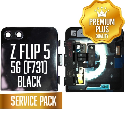 [LCD-ZFL5-OU-SP-BK] OLED Assembly (Outer) for Samsung Galaxy Z Flip 5 5G (F731) - Black (Service Pack)