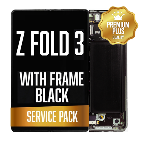 [LCD-ZFO3-WF-SP-BK] OLED Assembly (Inner) for Samsung Galaxy Z Fold 3 5G (F926) With Frame - Black (Service Pack)