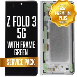 [LCD-ZFO3-WF-SP-GR] OLED Assembly (Inner) for Samsung Galaxy Z Fold 3 5G (2020) With Frame - Green (Service Pack)