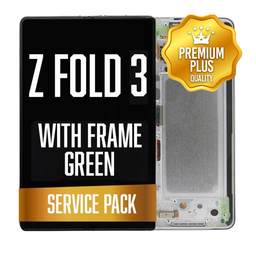 [LCD-ZFO3-WF-SP-GR] OLED Assembly (Inner) for Samsung Galaxy Z Fold 3 5G (2020) With Frame - Green (Service Pack)