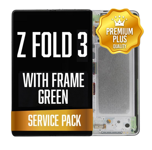 [LCD-ZFO3-WF-SP-GR] OLED Assembly (Inner) for Samsung Galaxy Z Fold 3 5G (2020) With Frame - Green (Service Pack)