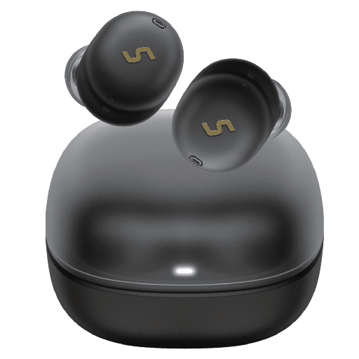 [SWAY-ORBTWS-BLK] Sway - Comfort Fit Ultra Portable True Wireless Headphones With Power Go Charging Case - Black