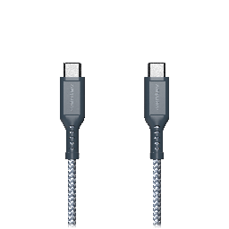 [BC6-GRY262894] Ventev - High Speed Usb C To Usb C Braided Cable With 2x The Copper For Faster Charging 6ft - Gray