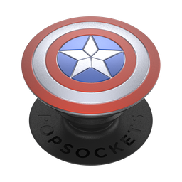 [113022] Popsockets - Popgrip Marvel - Enamel Doomed Captain America Shield